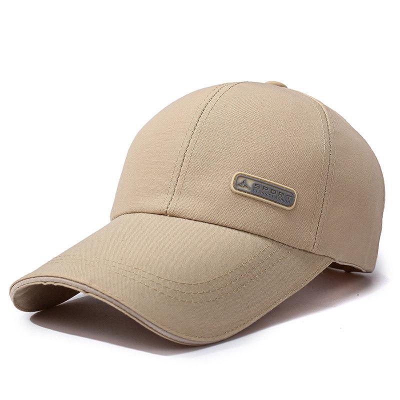 Spring And Autumn Hat Men'S Extended Brim Baseball Cap Outdoor Men'S Fishing Cap Sunshade Sunscreen Sports Cap Cap