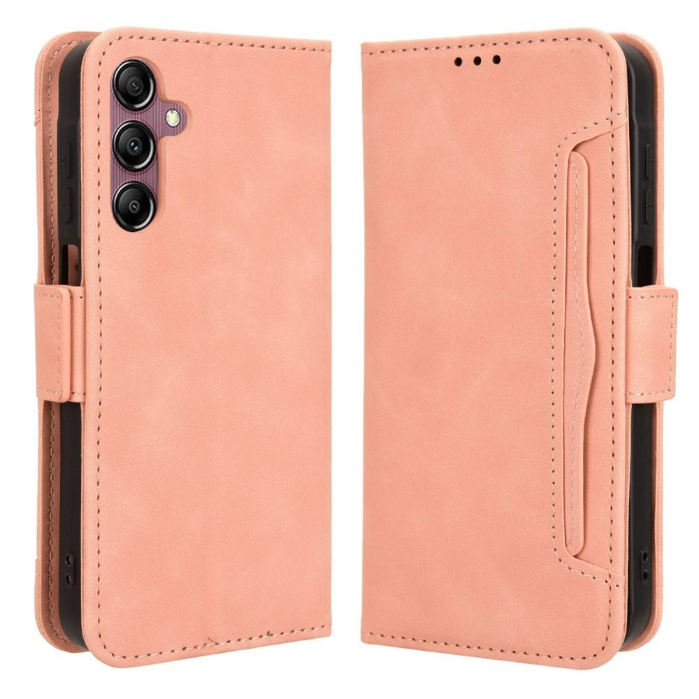 Flip Case for Samsung Galaxy A15 4G / 5G, Card Slot, Pink