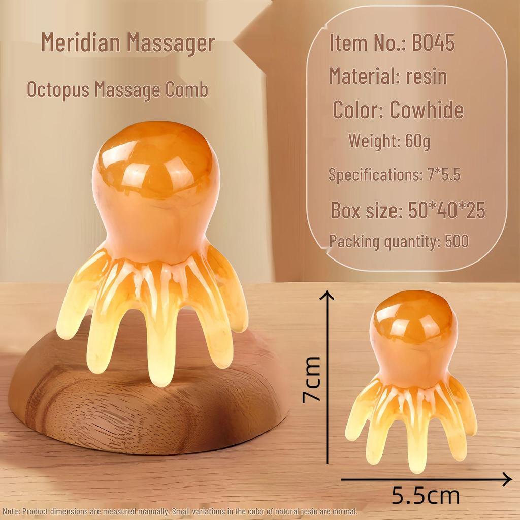 Sandalwood Air Cushion Massage Comb for Home Use - Fluffy Top, Large Board Design