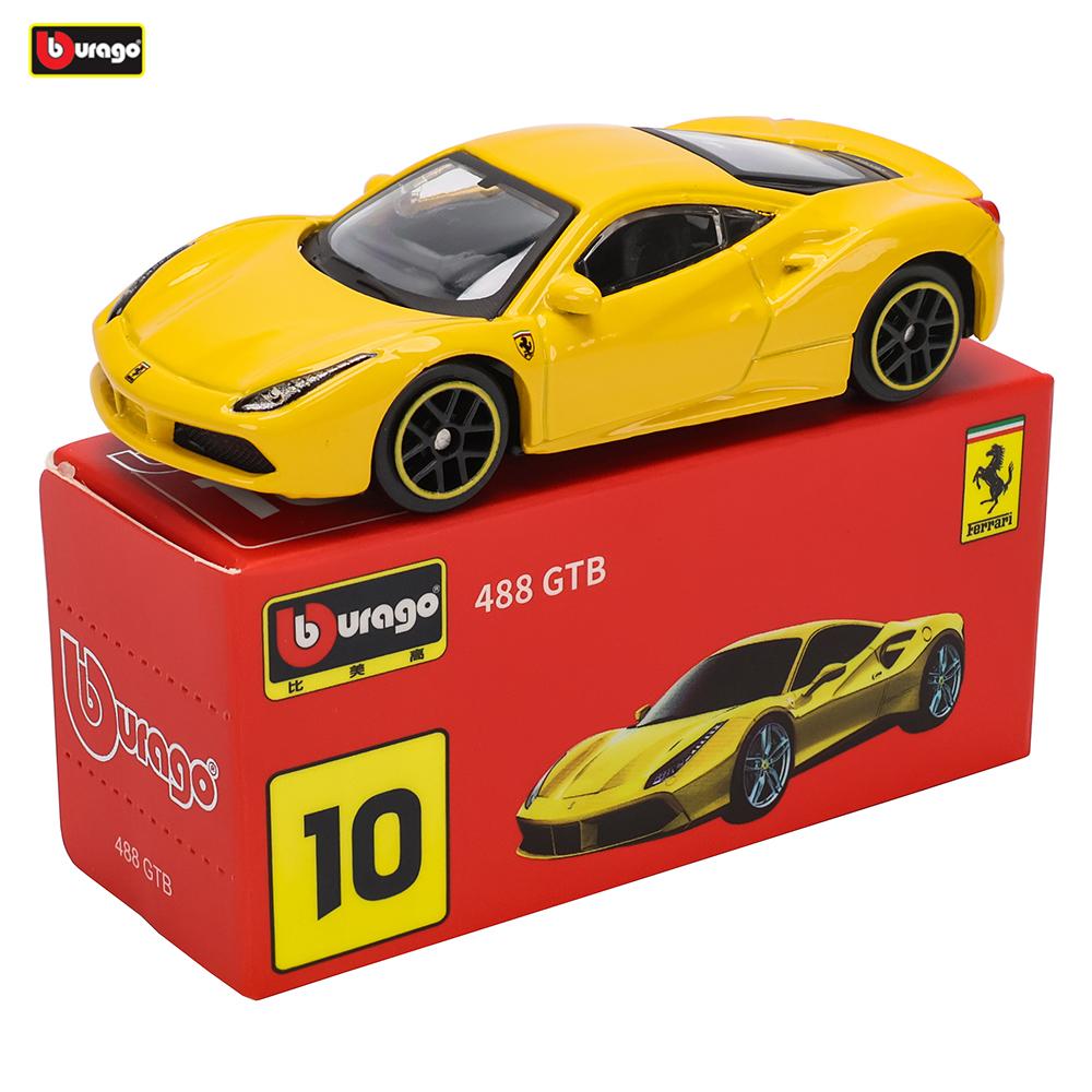 Bburago1:64 Ferrari ENZO SF90 SP3Model Small Collection Car Alloy Model Toy Gift Scene Decoration Classic and Exquisite
