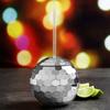 580ML Electroplated Ball Plastic Cup, Sparkling Bar Disco Glass, Household Water Cup