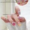 Ugly Cute Monster 3D Jelly Embossed Nail Stickers - Dopamine Nails for Women