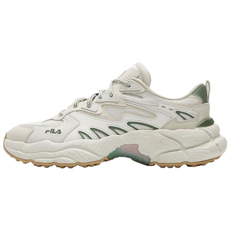 

New FILA Fern Low top Chunky Sneakers Men s Beige Green F12M531141F-SB 39