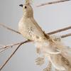 Christmas Tree Decoration Feather Bird Decor Vibrant Holiday Decor Bright Colors