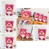 Cute Strawberry Teddy Bear Plush Toy Soft And Huggable Stuffed Animal For Girls 35cm 45cm 60cm
