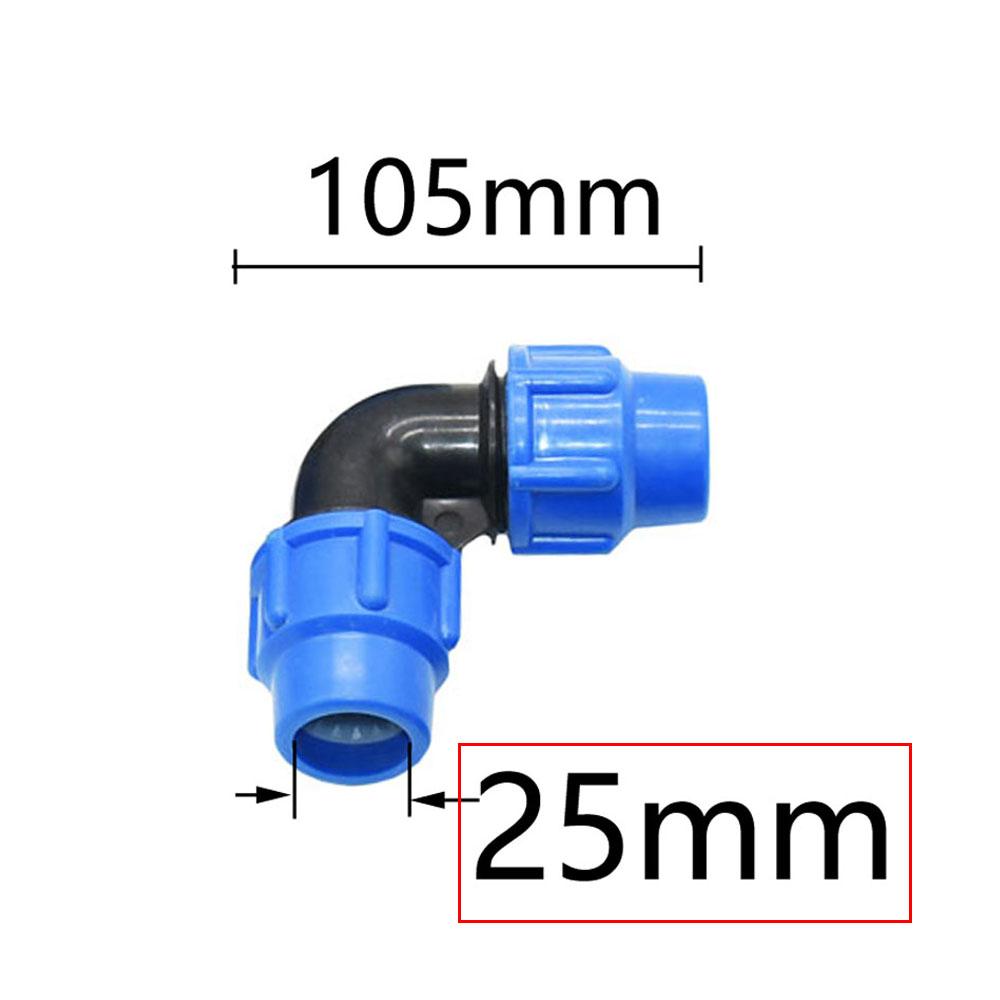 20mm/25mm/32mm/40mm/50mm PE-Rohr Schnellverbinder 90 Grad Winkel Reduzierstück Schnelle Verbindung Kunststofffittinge