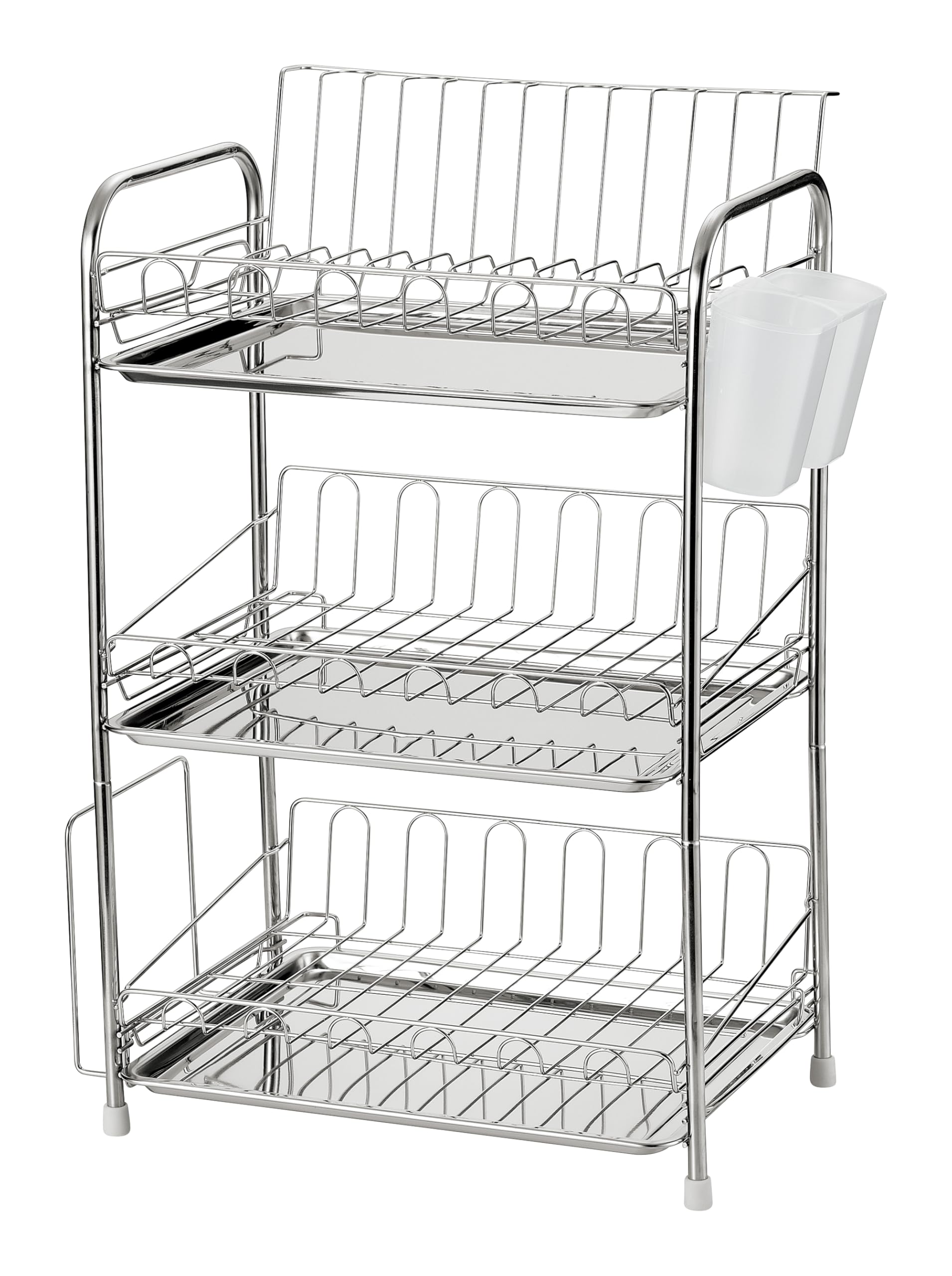 

Pearl Metal Корзина для сушки посуды Сушилка для посуды Стойка Корзина Обычная Нержавеющая сталь Sierra 3-ярусная HC-638