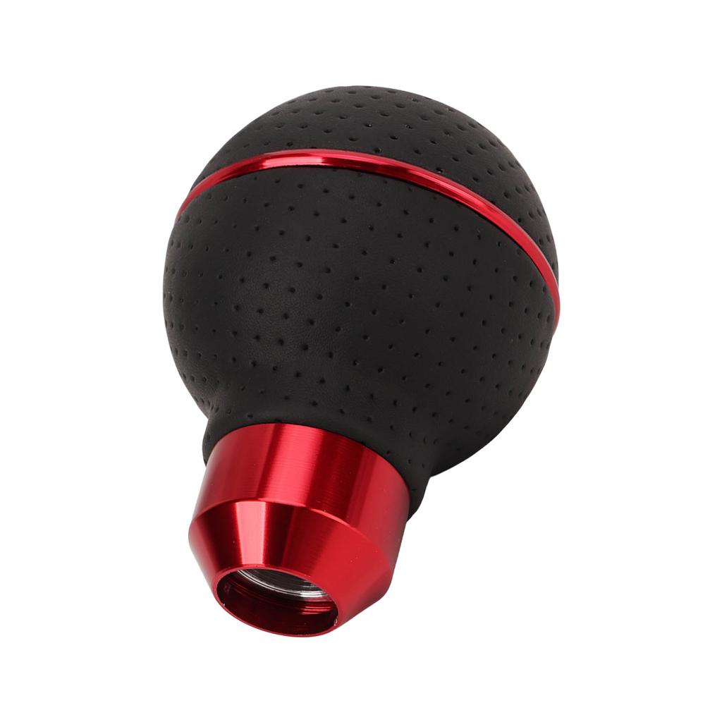 Shift Knob Decorative Aluminum Alloy 5 Speed Easy To Use Gear Stick Knob Universal Stylish with 4 Adapter Sleeve for