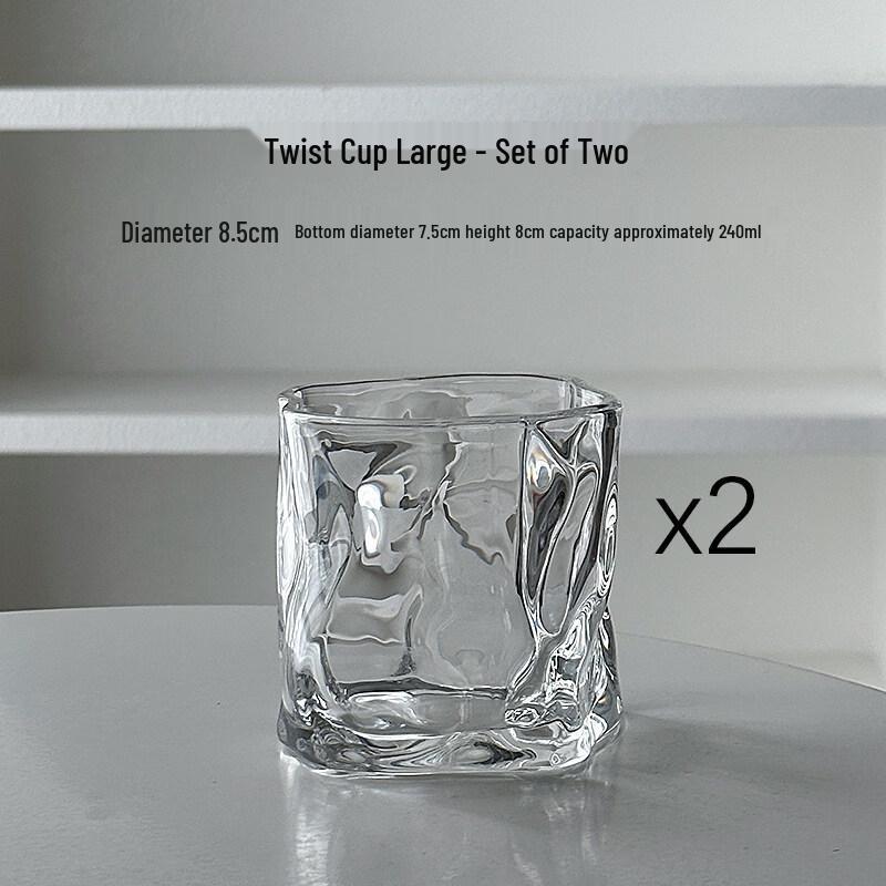 ZISIZ Twisted Whiskey Glass