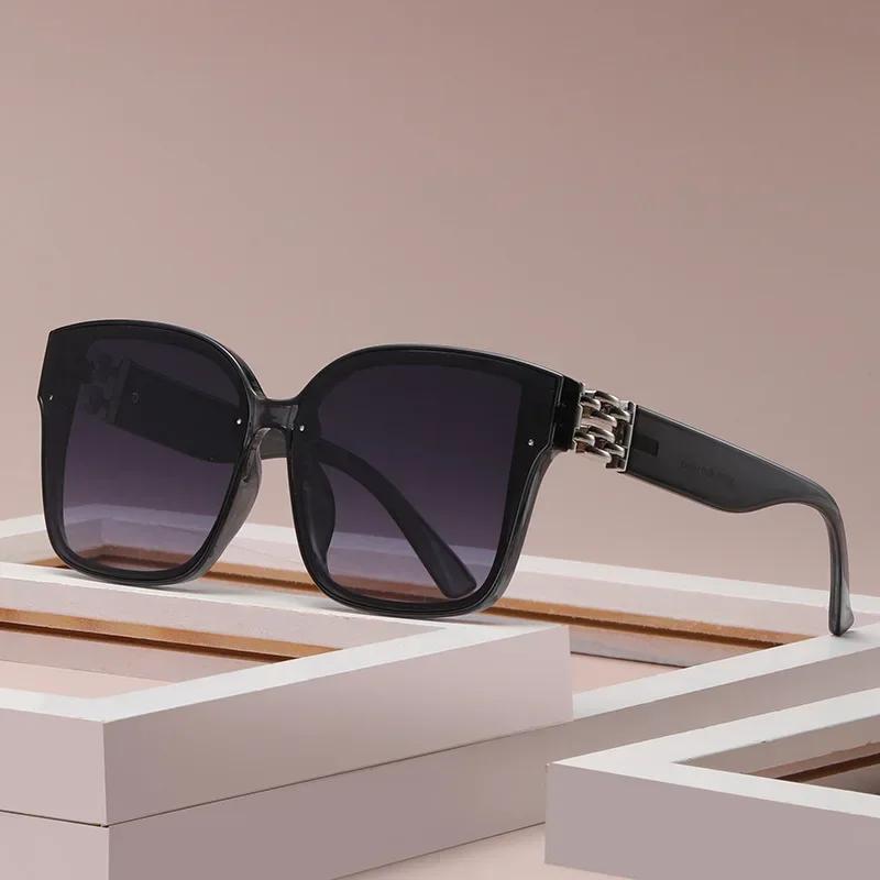 Oversized Square Sunglasses Vintage Cute Stylish Cateye Women Sunglasses Luxury Designer Branad Ladies Glasses Gradient Trend