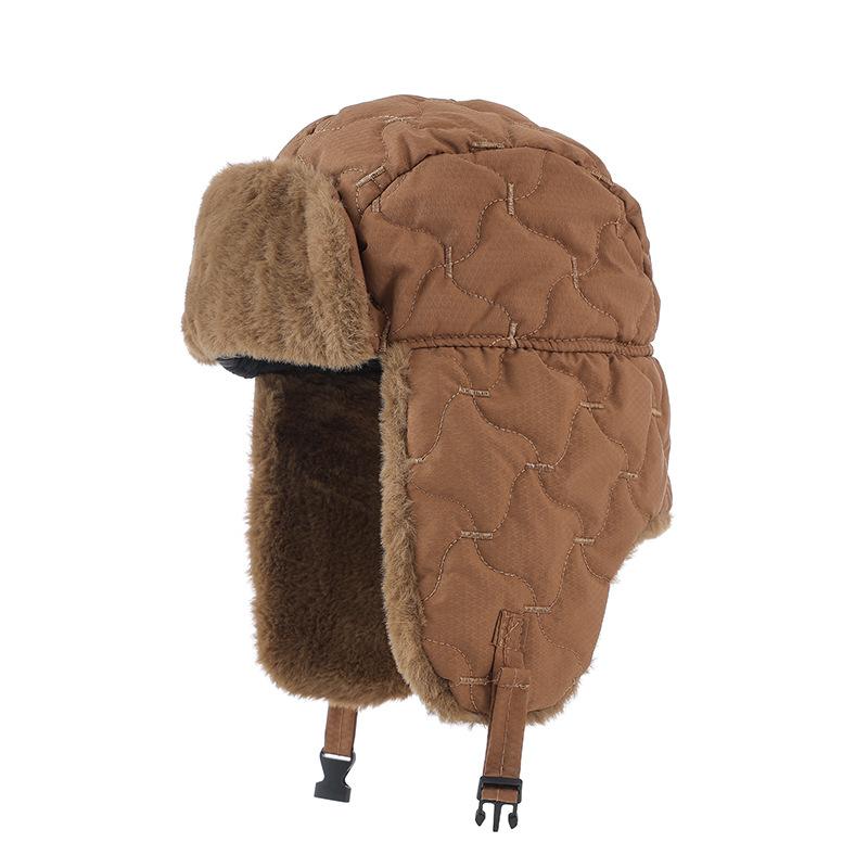 Winter Hat for Men and Women Warm Plus Velvet Thickened Cold Proof Lei Feng Hat Outdoor Cycling Windproof Hat Casual Pullover Hat