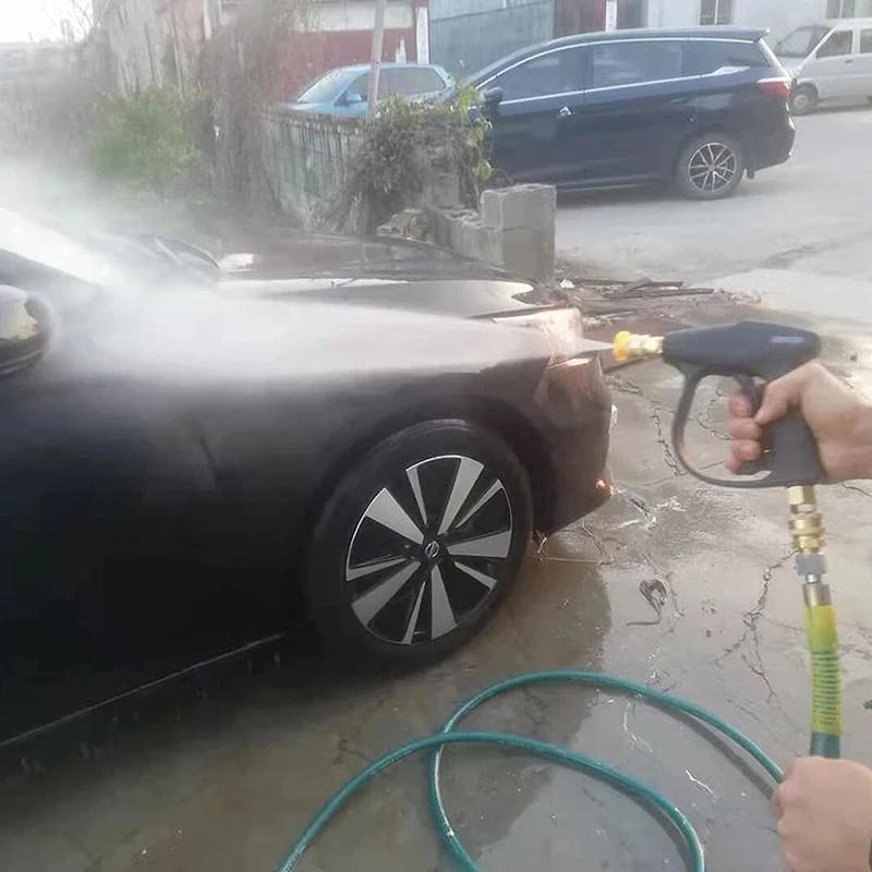 High Pressure Car Wash Water Gun Aluminum Core Quick Insertion FiveColor Fan Shaped Nozzle Union Nozzle Car Washing tool