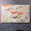 Used Goshuincho case, Goshuincho pouch, gift, obi remake, fukusa type, kimono remake, Japanese pattern, Japanese style, silver, karori,
