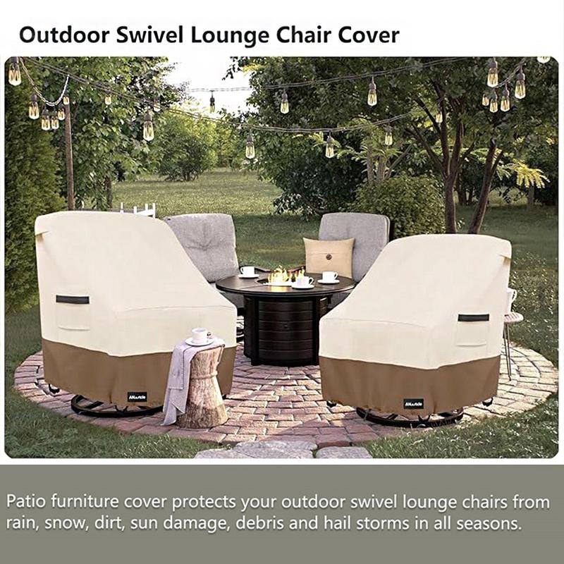 1PC 420D Waterproof Dustproof Chair Protector Quick Installation All Weather Chair Protection Oxford Cloth Chair Cover 84x89x98cm