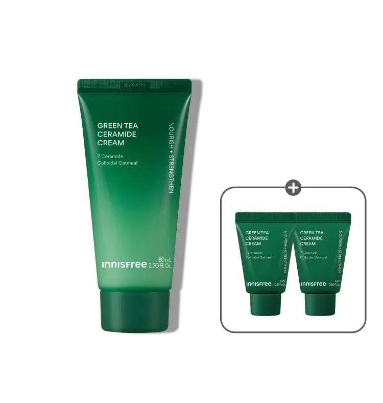 Innisfree Green Tea Butter Moisture Cream Deep Hydration Nourishing Cream 80mL