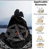 1pc Star Gothic Blanket, Lightweight Flannel Throw Blanket for Sofa, Bed, Travel, Camping, Living Room, Office, Couch096
