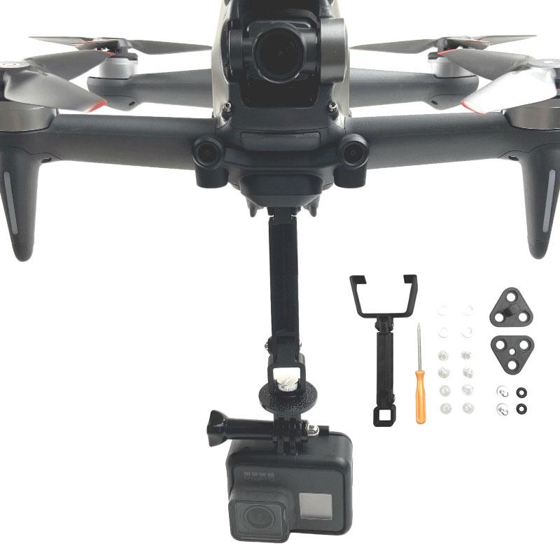 Extended Bracket Holder for DJI Mavic 4 Pro/3/3 Pro for DJI FPV/Air 3S Accessory Upper Mount Adapter for Insta360 for Gopro