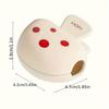 3pcs Mushroom-Design Toothbrush Cover with Dust Cap Brush Protective Cover Portable Plastic Clip for Home Travel Use Compact