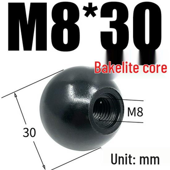

Баклітова Ручка Пластиковий Круглий Кульовий Важіль з Мідним Сердечником та Залізним Сердечником, M4-M16