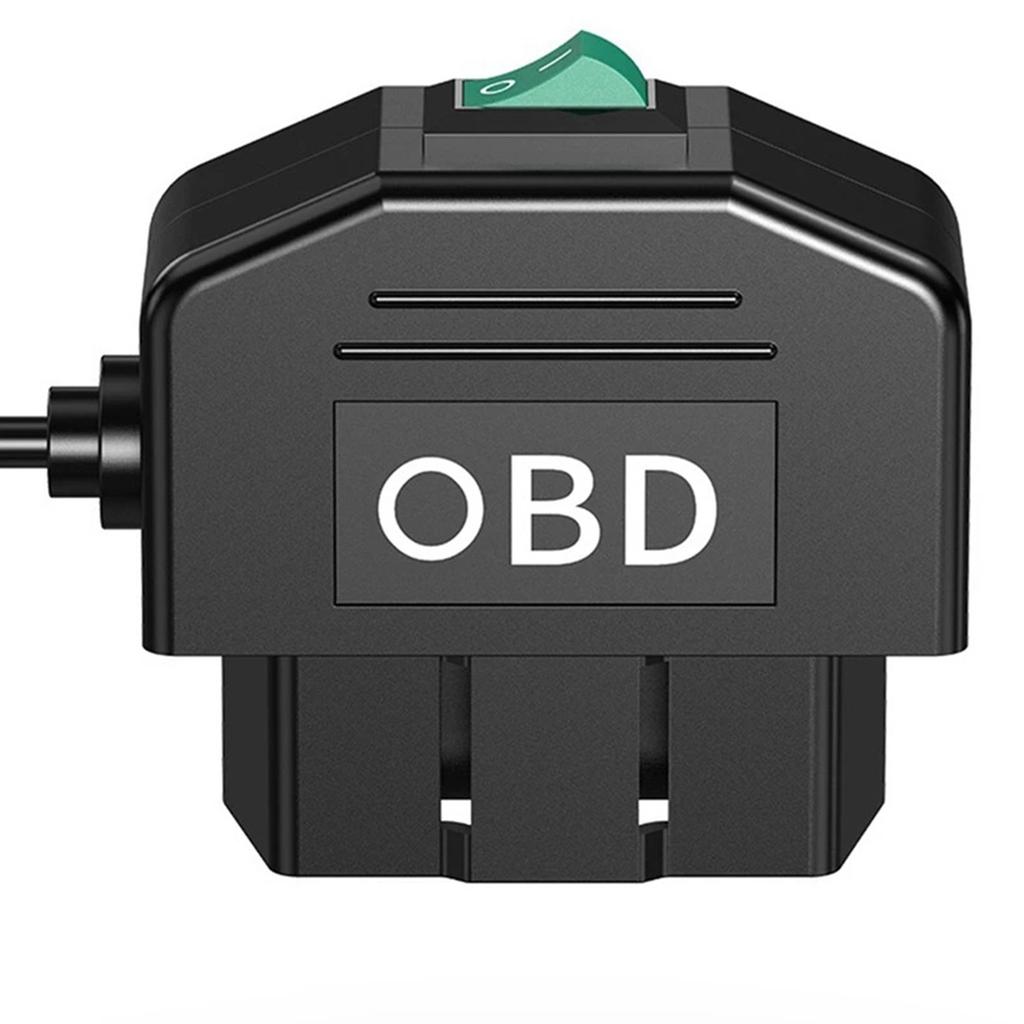 Cablu Înregistrator Auto OBD cu Mod Dublu, Supraveghere Inteligentă la Parcare și Protecții de Tensiune, Cablu OBD de Înaltă Eficiență