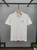 High-End Embroidered Men's Cotton Polo Shirt: Summer Short-Sleeved Lapel Design