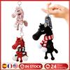 Soft Horse Plush Pendant Symbolizing Strength Courage Balance Horse Keychain Plush Toy with Scarf for Backpack Purse and Bag