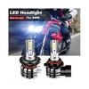 2pc Motorcycle H7 + Hb3 Led Headlight Bulbs Conversion Kit 2pc 6000k for Bmw S1000r 2014 - 2019
