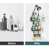Bathroom Shampoo Bottle Storage Rack Hanging Shower Head Storage Rack Third Floor Made of Iron Wall Mounted Bathroom Shelf