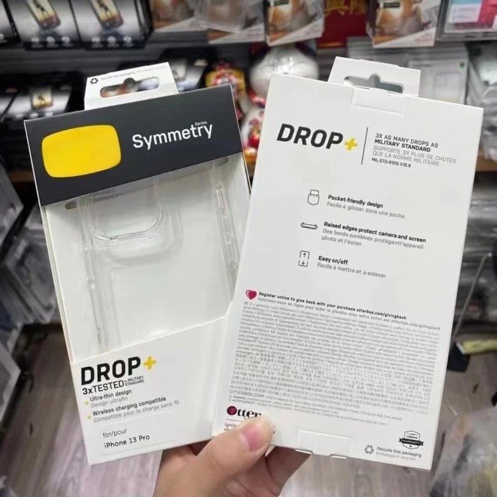 Symmetry Series Transparente Glitzerhülle für IPhone 17 Pro Max Air 16 15 14 13 12 11 Klar Original Ott BOX Sturzsichere Hülle