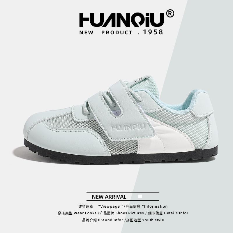 Global mesh versatile little white shoes women's KMXFX8093 summer new breathable niche student moral training shoes women