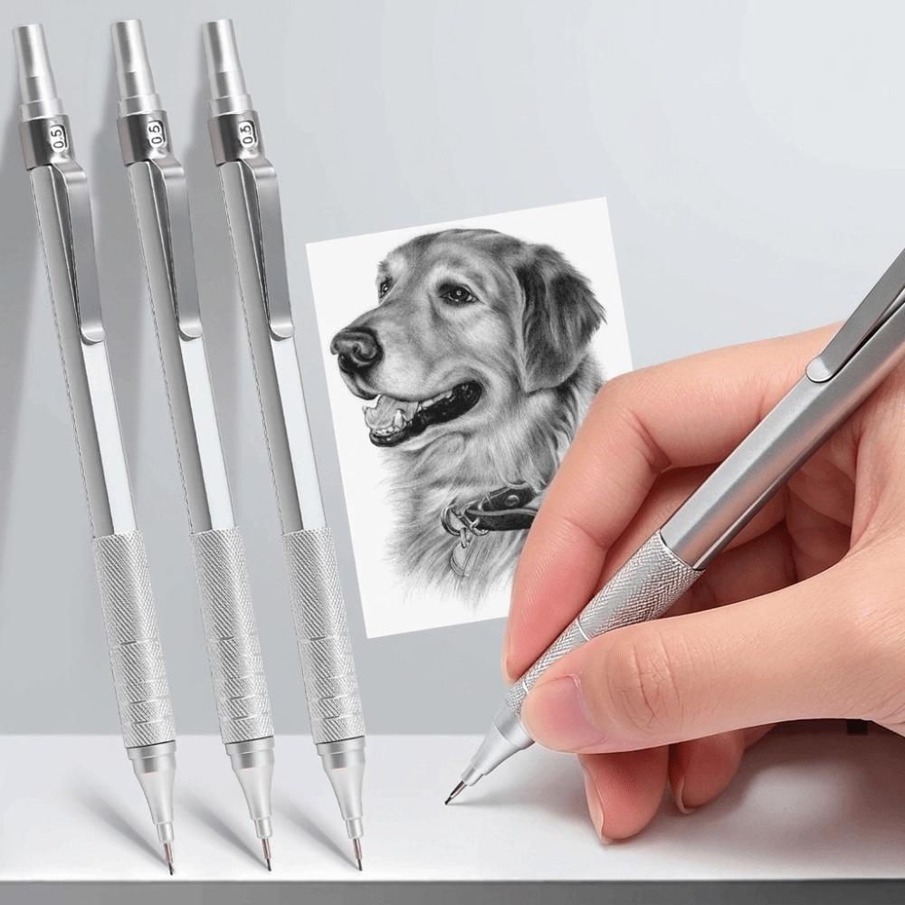Low Center of Gravity Mechanical Pencil 0.5mm Mechanical Pencil Set Drawing Sketch Pencil  Office