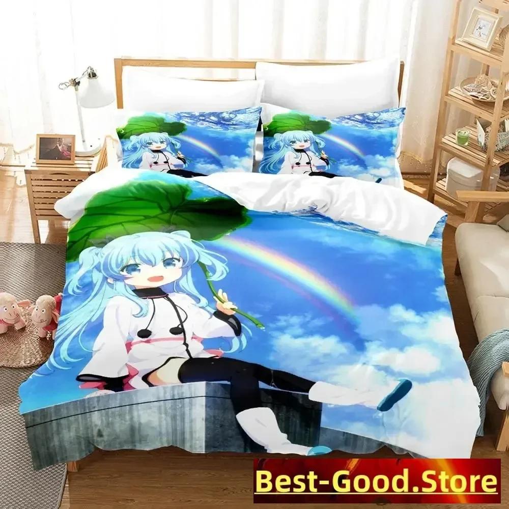 New Sora No Method Celestial Method Bedding Set Single Twin Full Queen King Size Bed Set Adult Kid Bedroom Duvetcover Sets Anime