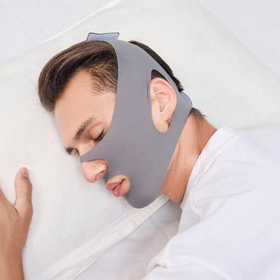 Cinto Facial Ajustável Yousheng para Homens Respirável Antirronco Cinta Queixo Redutor de Queixo Duplo Ajustável Promotor de Sono Profundo