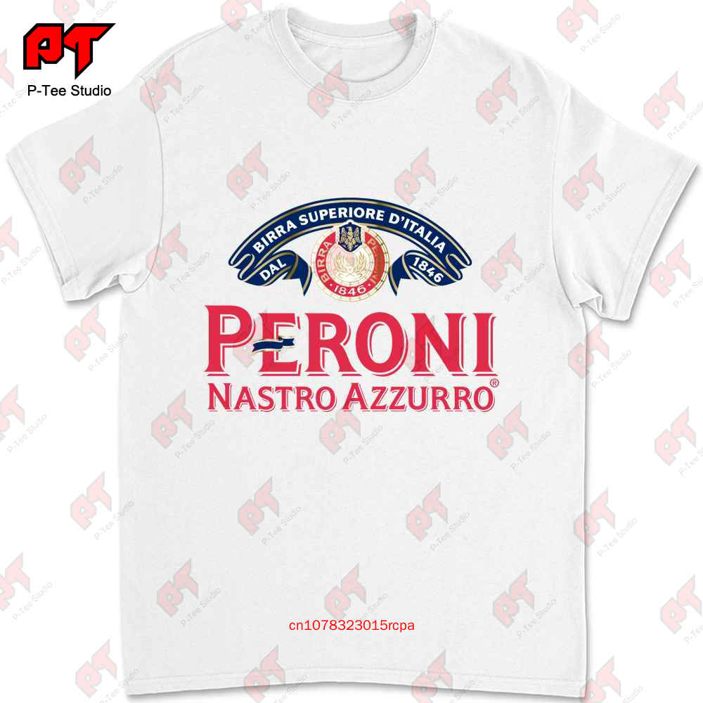Peroni Nastro Beer Brewery Logo Tshirt EA22