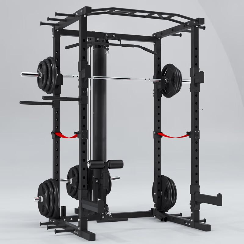 Junmo Power Cage Squat Rack with Pull-up Bar