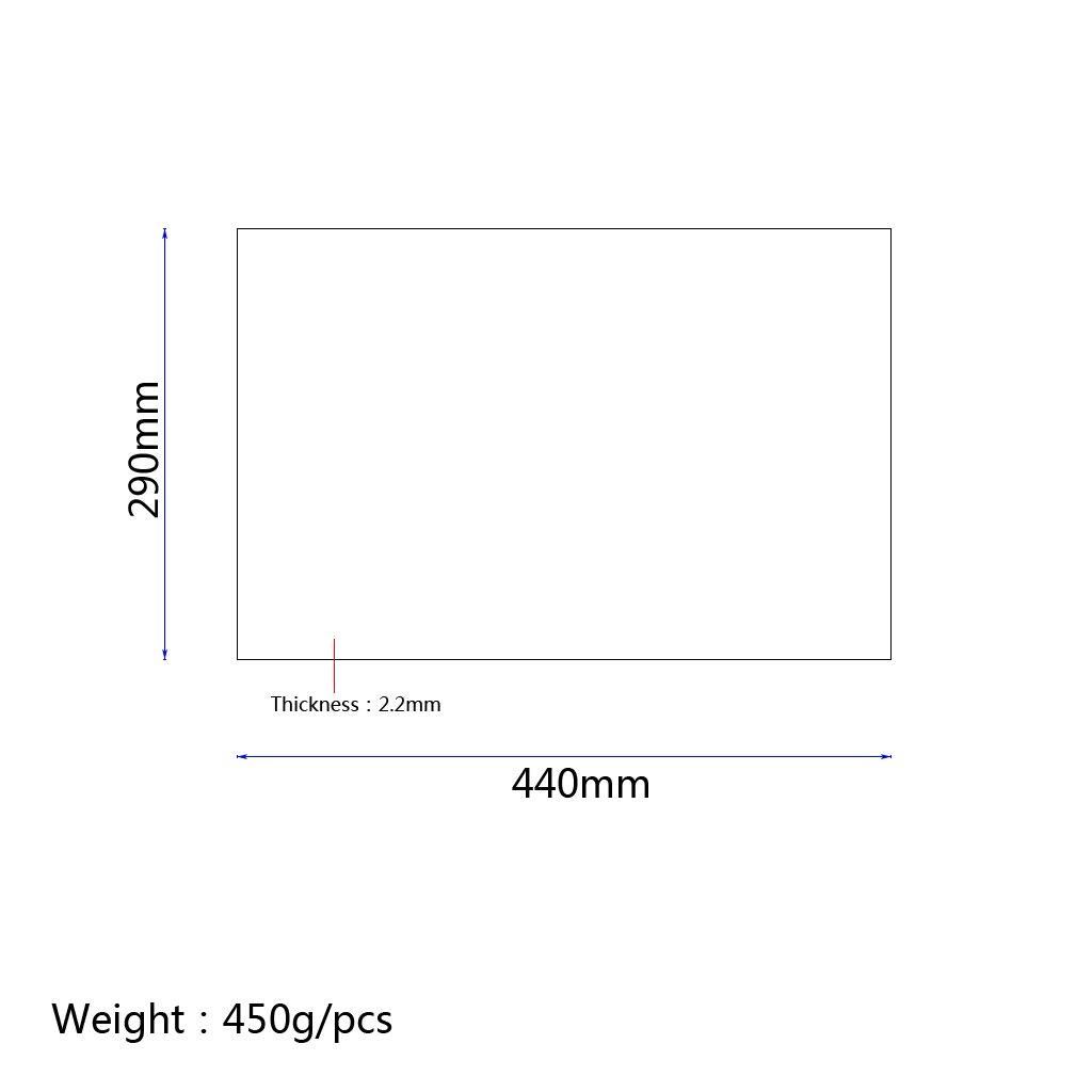 Ogdni Pickguard DIY Sheet Scratch Plate Backplate for and 29x44cm Red Guitar/Bass Blank, Stratocaster, Telecaster, Jazz, P-Bass, (Vintage Tortoise)