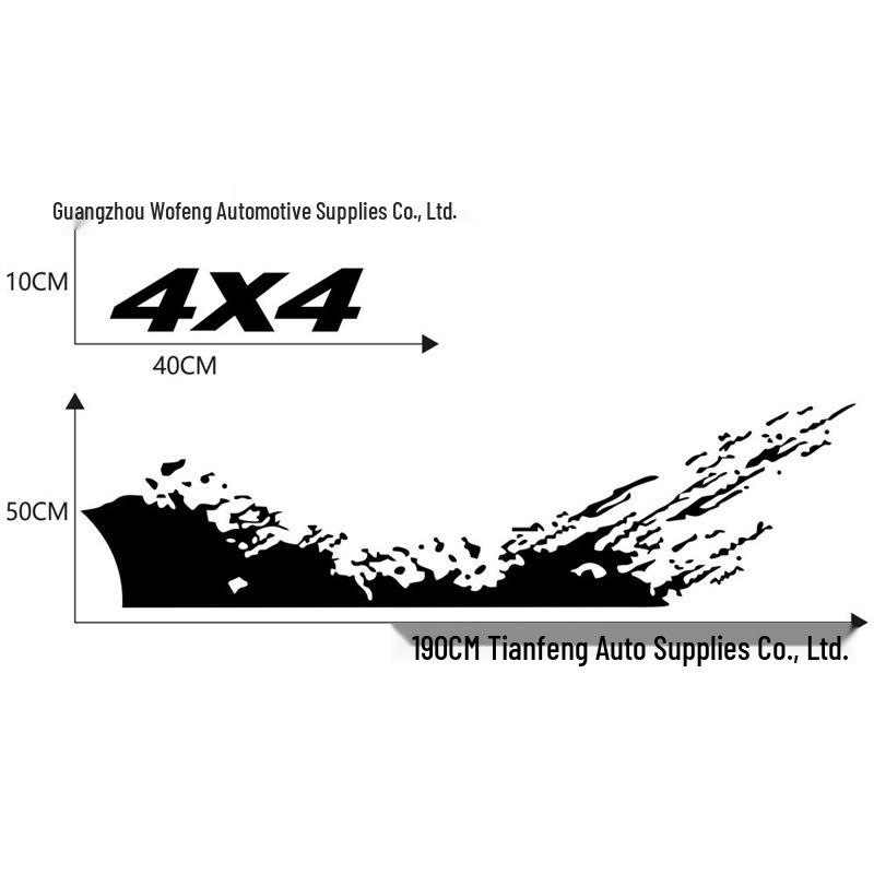 Ford F-150 Raptor Off-Road SUV Body Decal Sticker D531