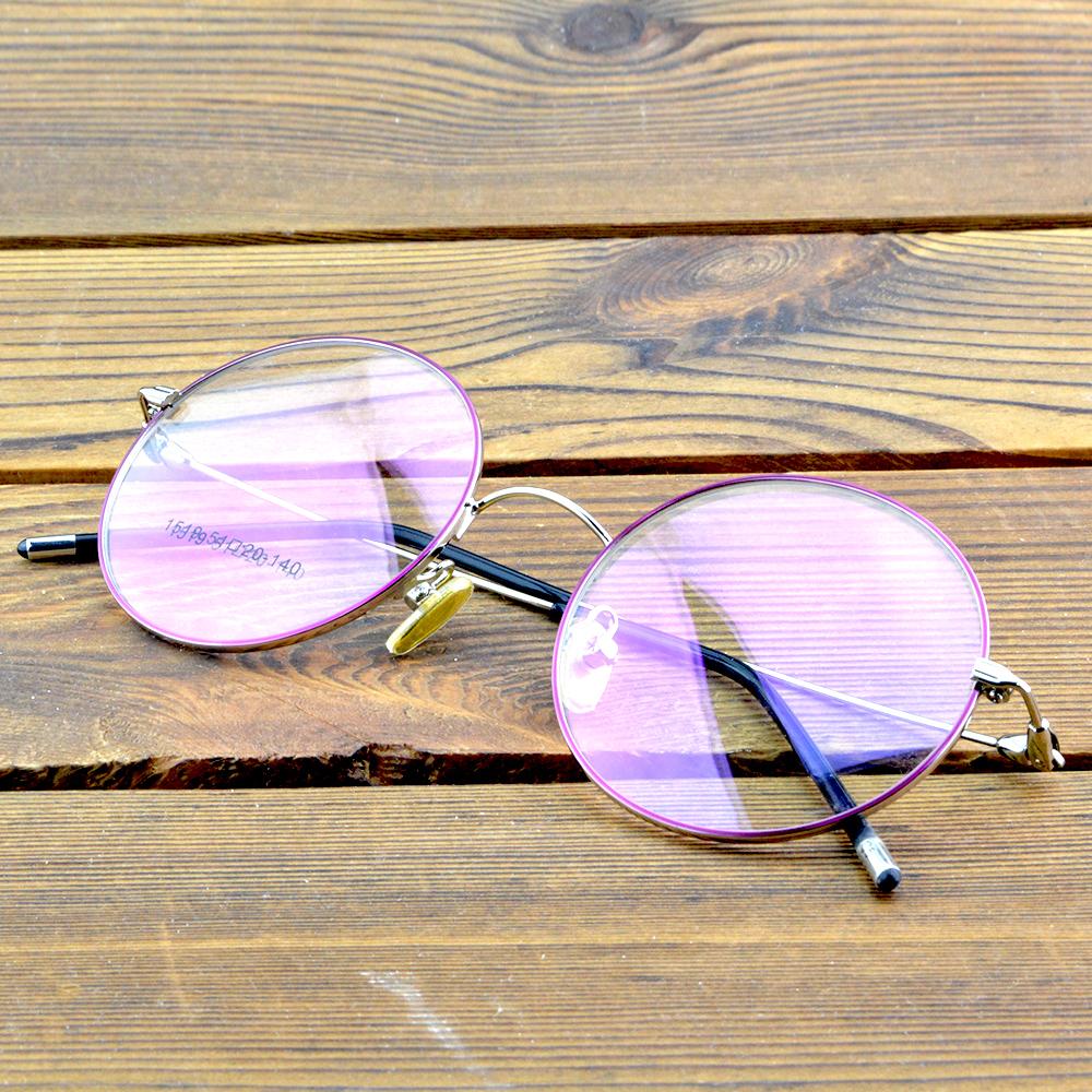 Stylish Round Titanium Optical Glasses Frame – Lightweight Metal Eyewear for Men and Women with Classic Design