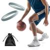2 Pcs Patellar Tendon Support Strap for Knee Pain Relief Silicone Patella Stabilizer Knee Brace Band for Running Basketball Hiking Jumpers Squats