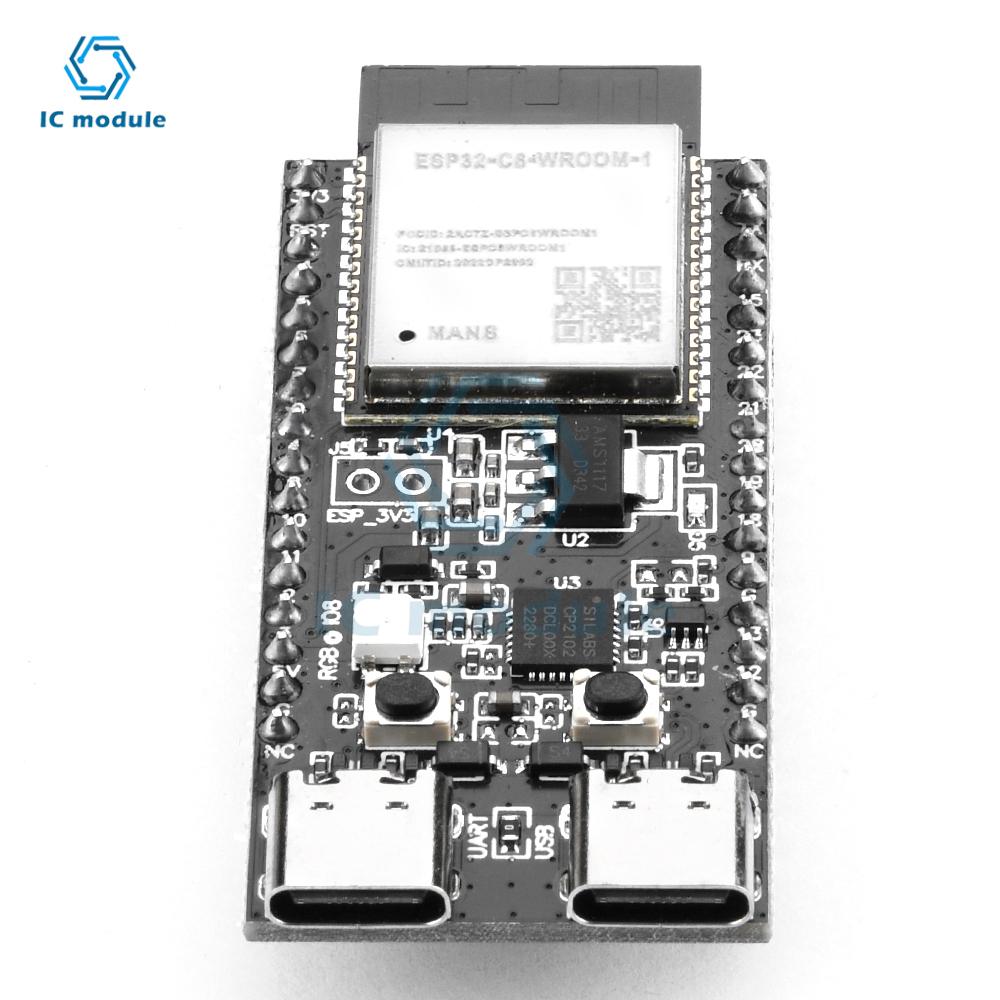 ESP32-C6-DevKitC-1 WiFi Bluetooth Development Board Core Board CP2102 Onboard ESP32-C6-DevKitC-1-N8 Module TYPE-C Interface