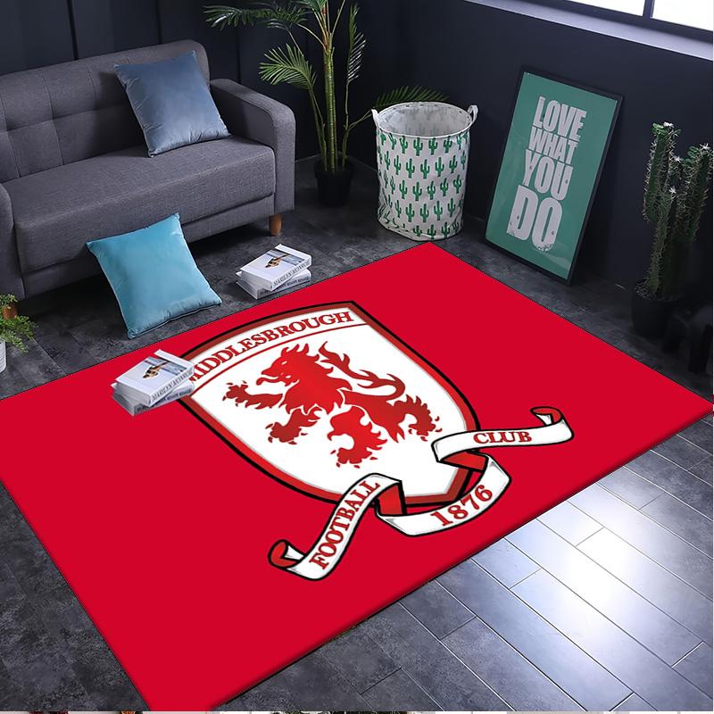 1PC rug Red Lion Football Club Carpet, Chair Rug,Area Rug for Office Bedroom living rooms bedroom, Doormat decor Christmas fan gifts