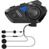 Used Bike Intercom T18 Bluetooth5.3 10 person calls 1500m waterproof