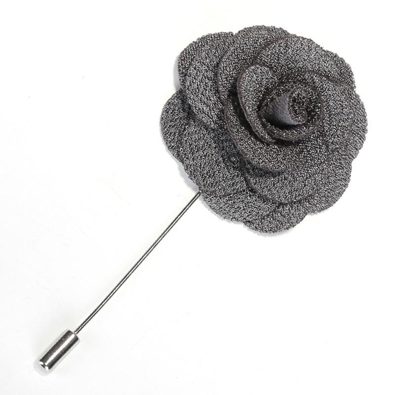 Lapel Flower Daisy Handmade Boutonniere Stick Brooch Pin Men's Accessories