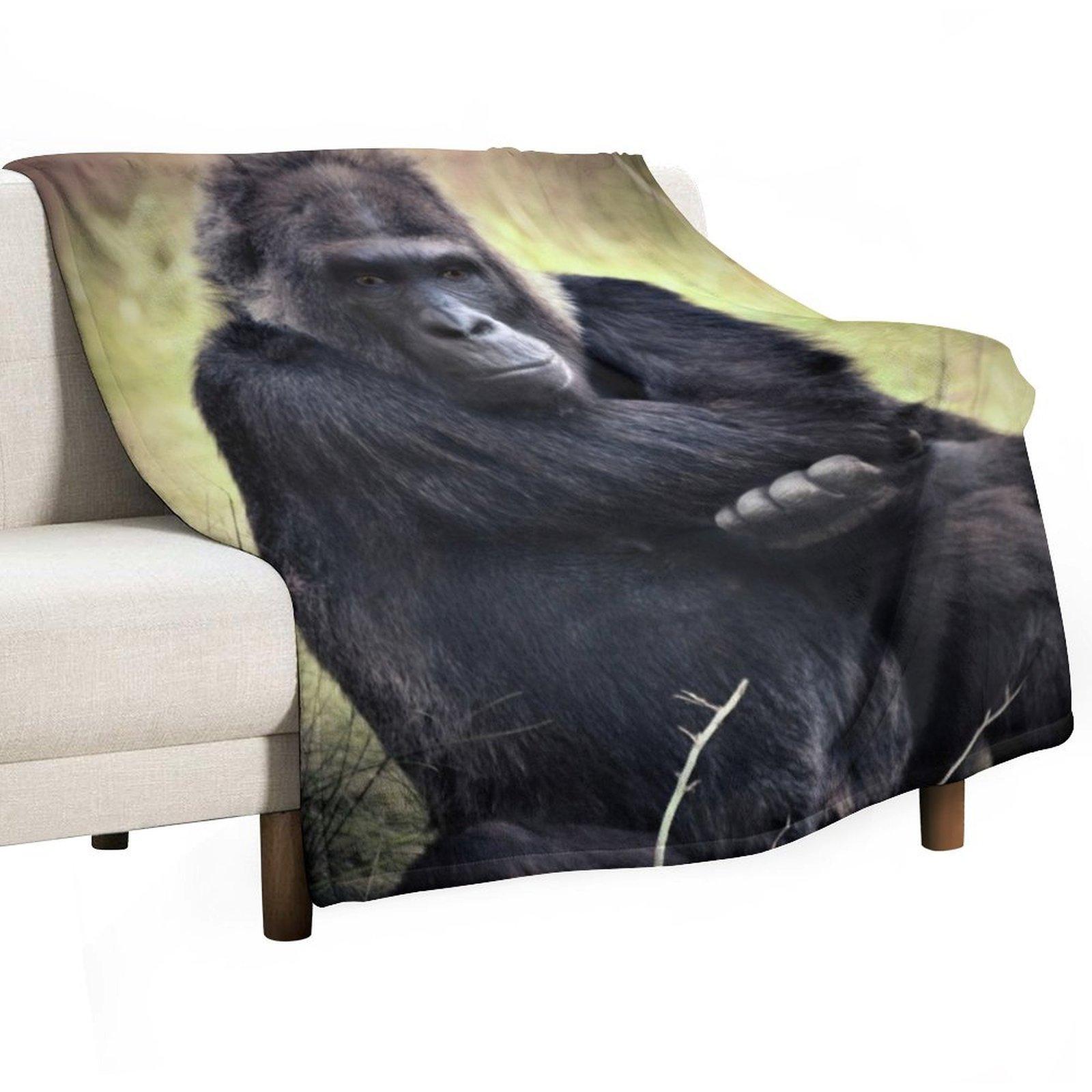 

Gorilla Throw Blanket Sofas Large Moving Blankets For Baby Blankets 30x40in