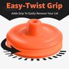 Reusable Bottle Replacement Parts Flip Cap for 30oz/32oz Squeeze Sports Bottles, Leakproof Water Lid with Pressure Repair Relief Valve, Food