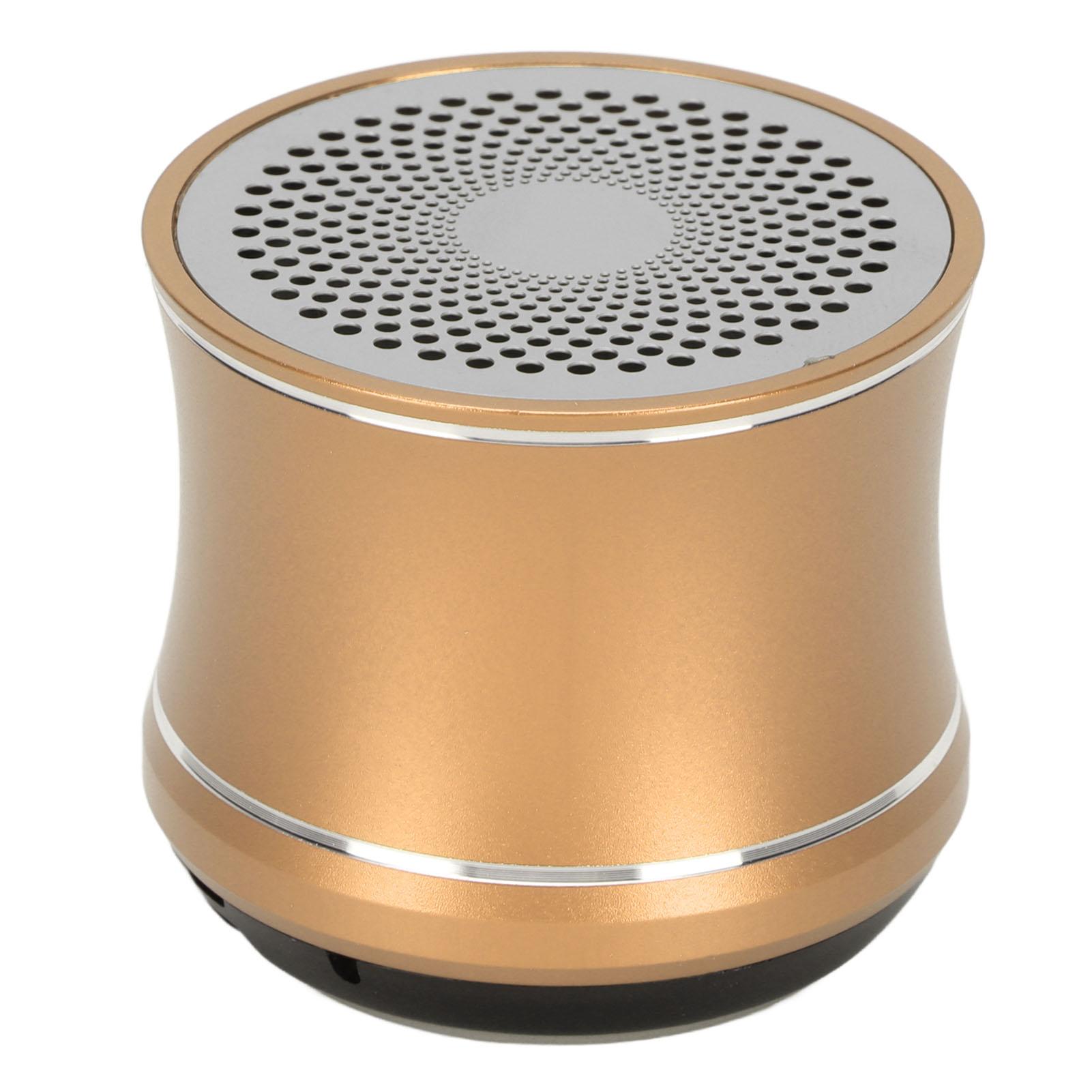 

Mini Bluetooth Speaker IP67 Waterproof Auto Connect Portable Wireless Speaker with Bass Radiator for Shower Room Bike золотий