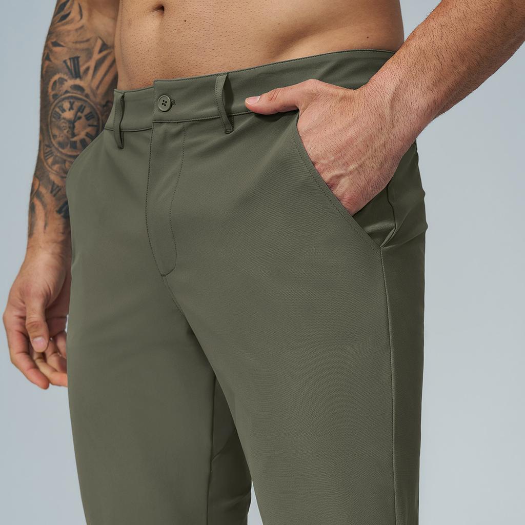 Men's Soft Skin-friendly Golf Straight Quick-Drying Sports Leisure Outdoor Commuter Pants