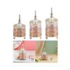 Candy Jar Decorative Art Gold Glass Storage Food Organization for Tea Sugar Biscuit