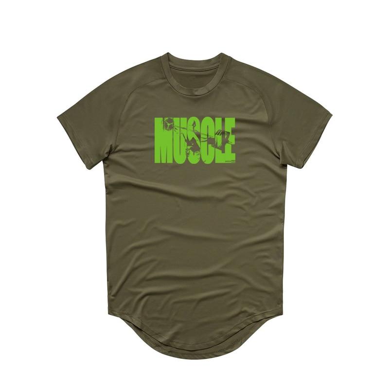 Muscleguys New Mesh Quick-drying Casual Short Sleeve Men's Gym Running T-shirt Outdoor Jogging Top