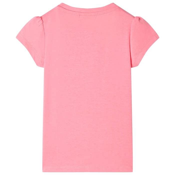 T-shirt pour enfants rose néon 92/104/116/128/140